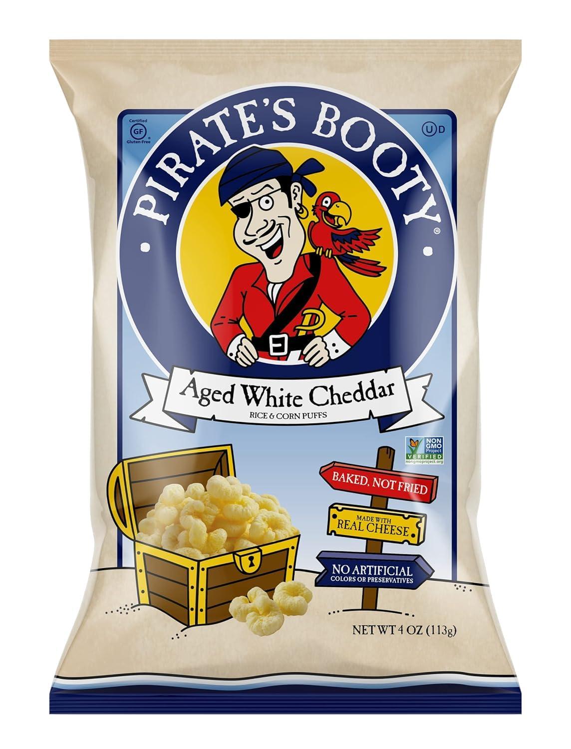 image:imageDots Pretzels SkinnyPop Pirates Booty Bundle Pack Original amp White Cheddar Healthy Kids Snacks 3 PackDots SkinnyPop Pirates Booty Variety Pack Bundle