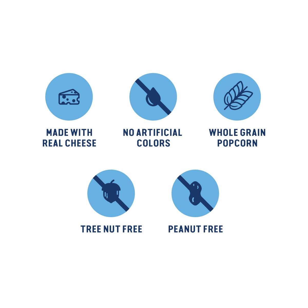 image:imageSkinnyPop Popcorn DairyFree White Cheddar Whole Grain Snack 44oz Bags 12ctAged White Cheddar