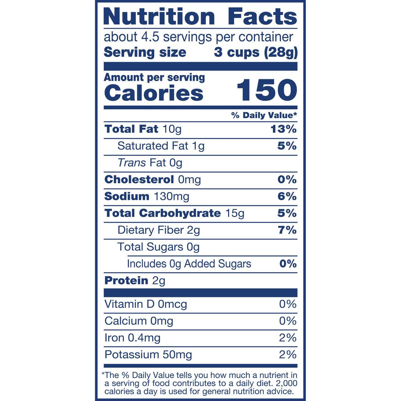 image:imageSkinnyPop Popcorn DairyFree White Cheddar Whole Grain Snack 44oz Bags 12ctOriginal