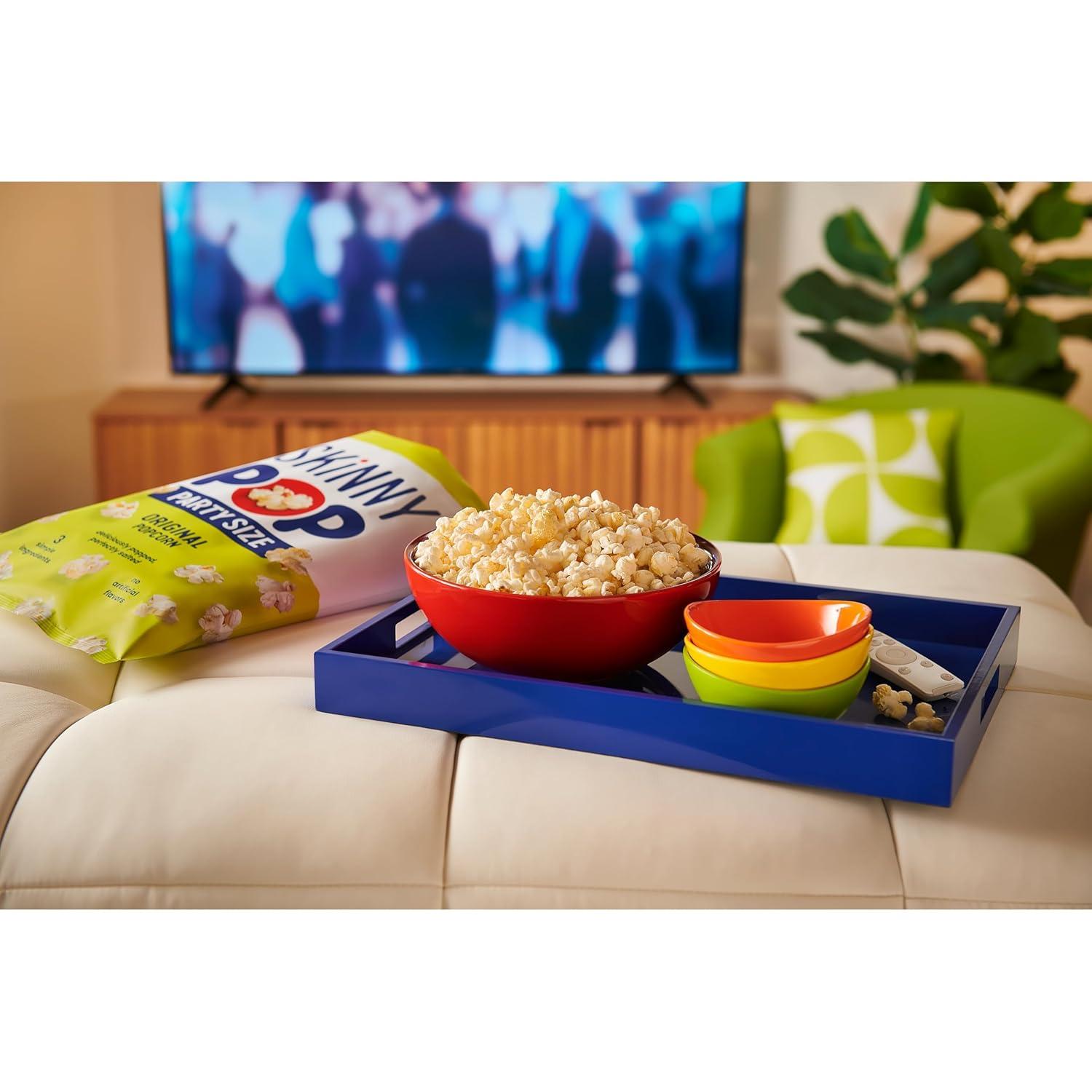 image:imageSkinnyPop Popcorn DairyFree White Cheddar Whole Grain Snack 44oz Bags 12ctOriginal