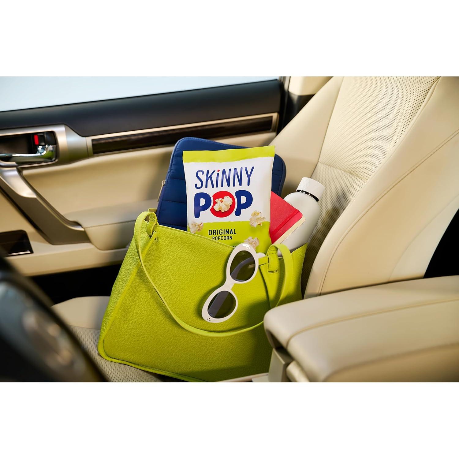 image:imageSkinnyPop Popcorn DairyFree White Cheddar Whole Grain Snack 44oz Bags 12ctOriginal