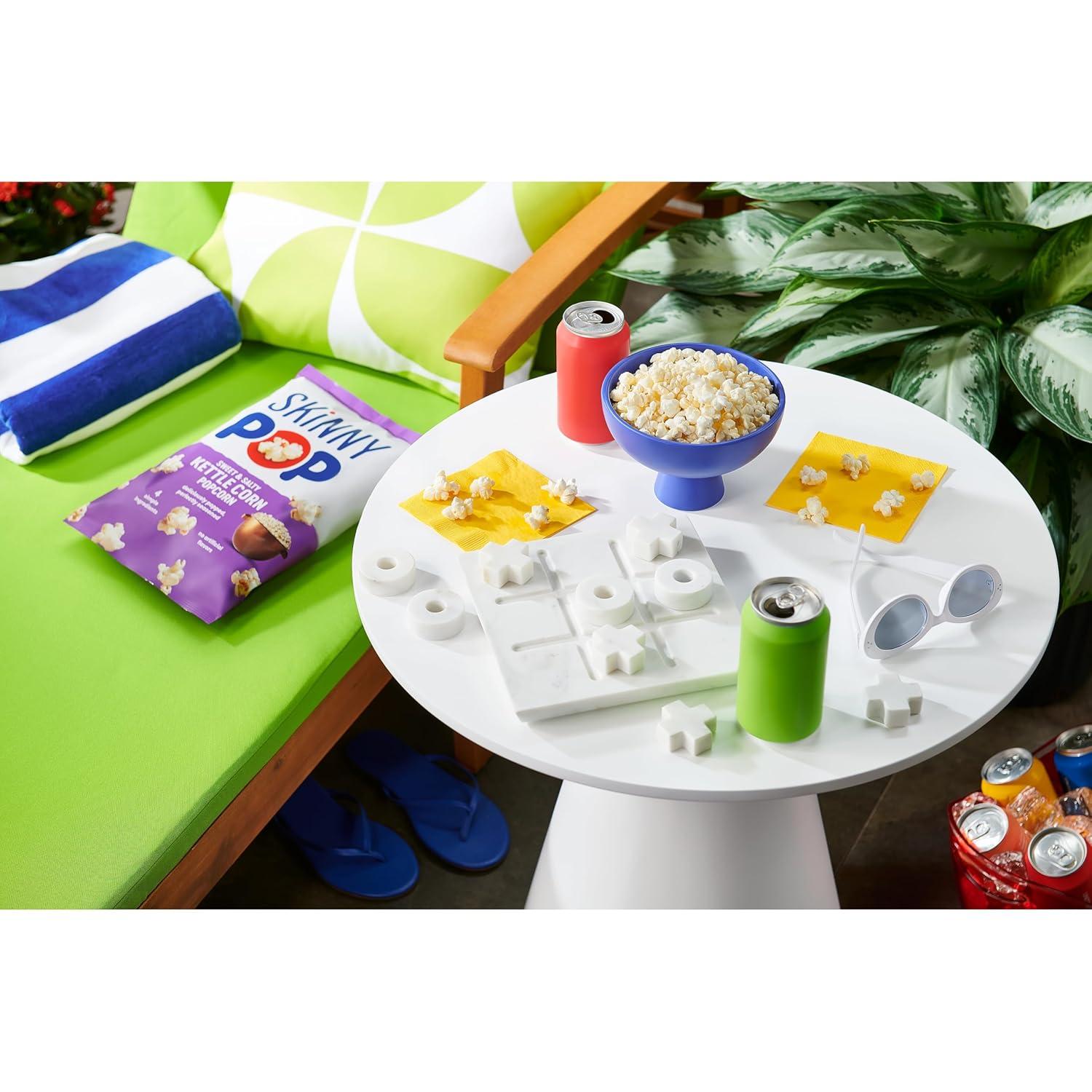 image:imageSkinnyPop Popcorn DairyFree White Cheddar Whole Grain Snack 44oz Bags 12ctSweet Salty Kettle
