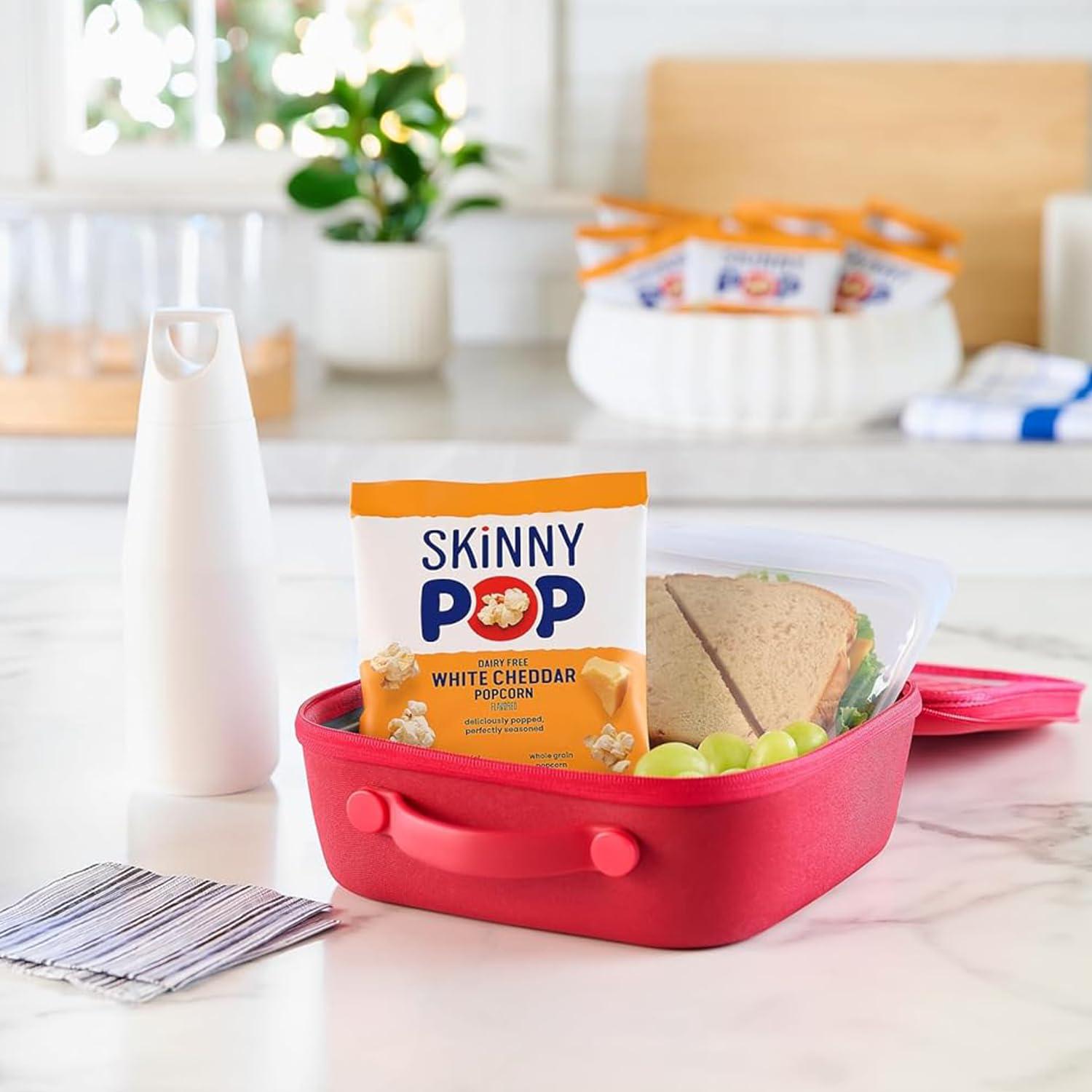 image:imageSkinnyPop Popcorn Original Whole Grain DairyFree Snack 065oz Bags 6ctOriginal Dairy Free White Cheddar