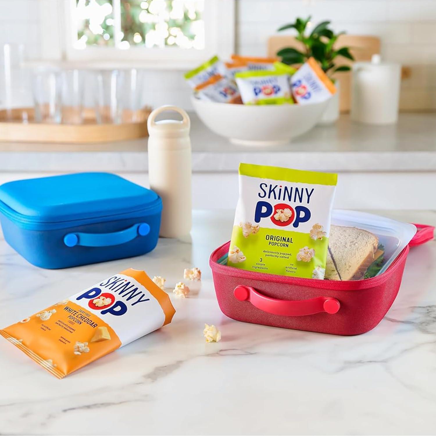 image:imageSkinnyPop Popcorn Original Whole Grain DairyFree Snack 065oz Bags 6ctOriginal Dairy Free White Cheddar
