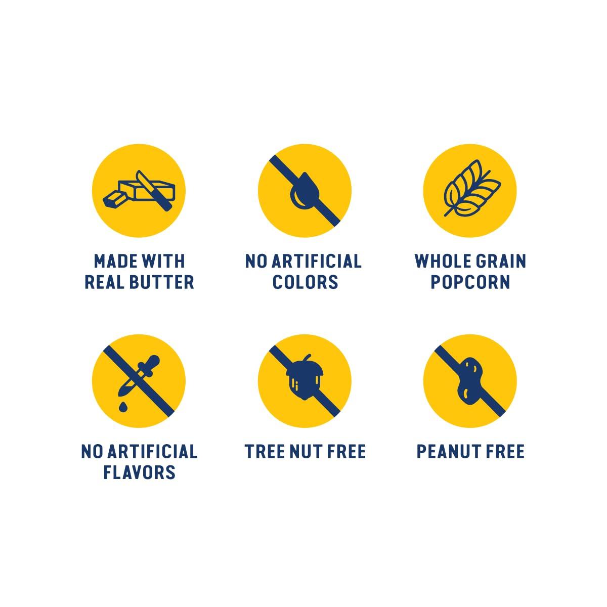 image:imageSkinnyPop Popcorn Original Whole Grain DairyFree Snack 44oz BagButter