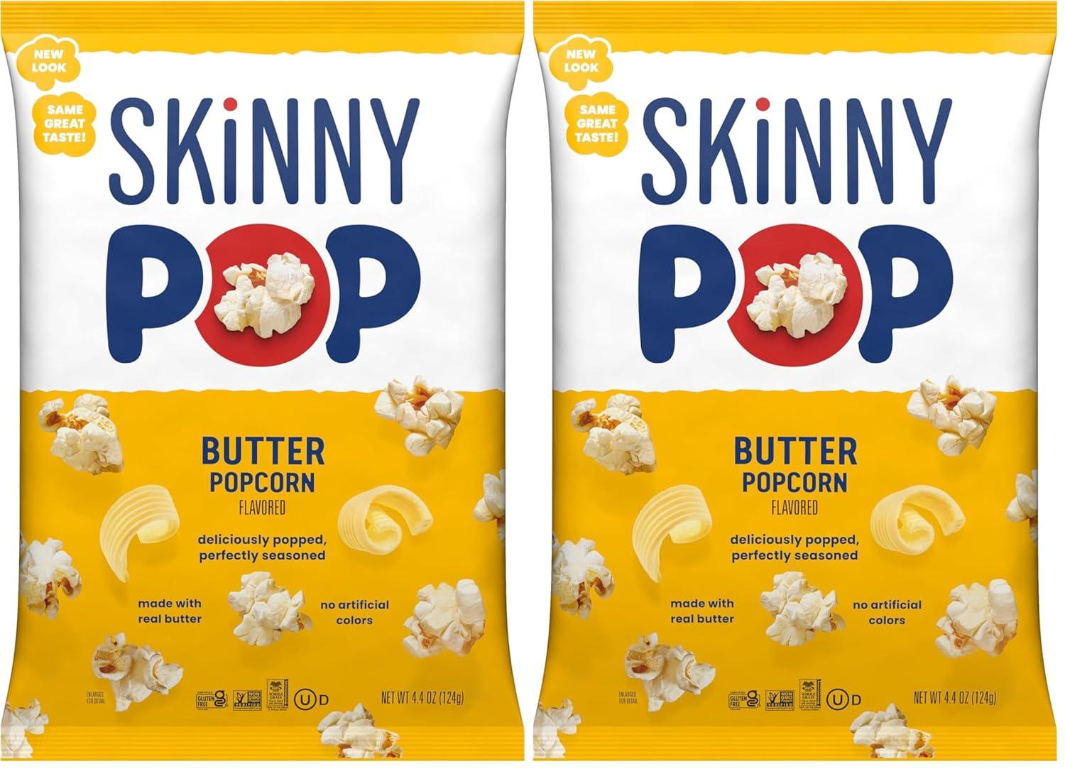 image:imageSkinnyPop Popcorn Original Whole Grain DairyFree Snack 44oz BagButter