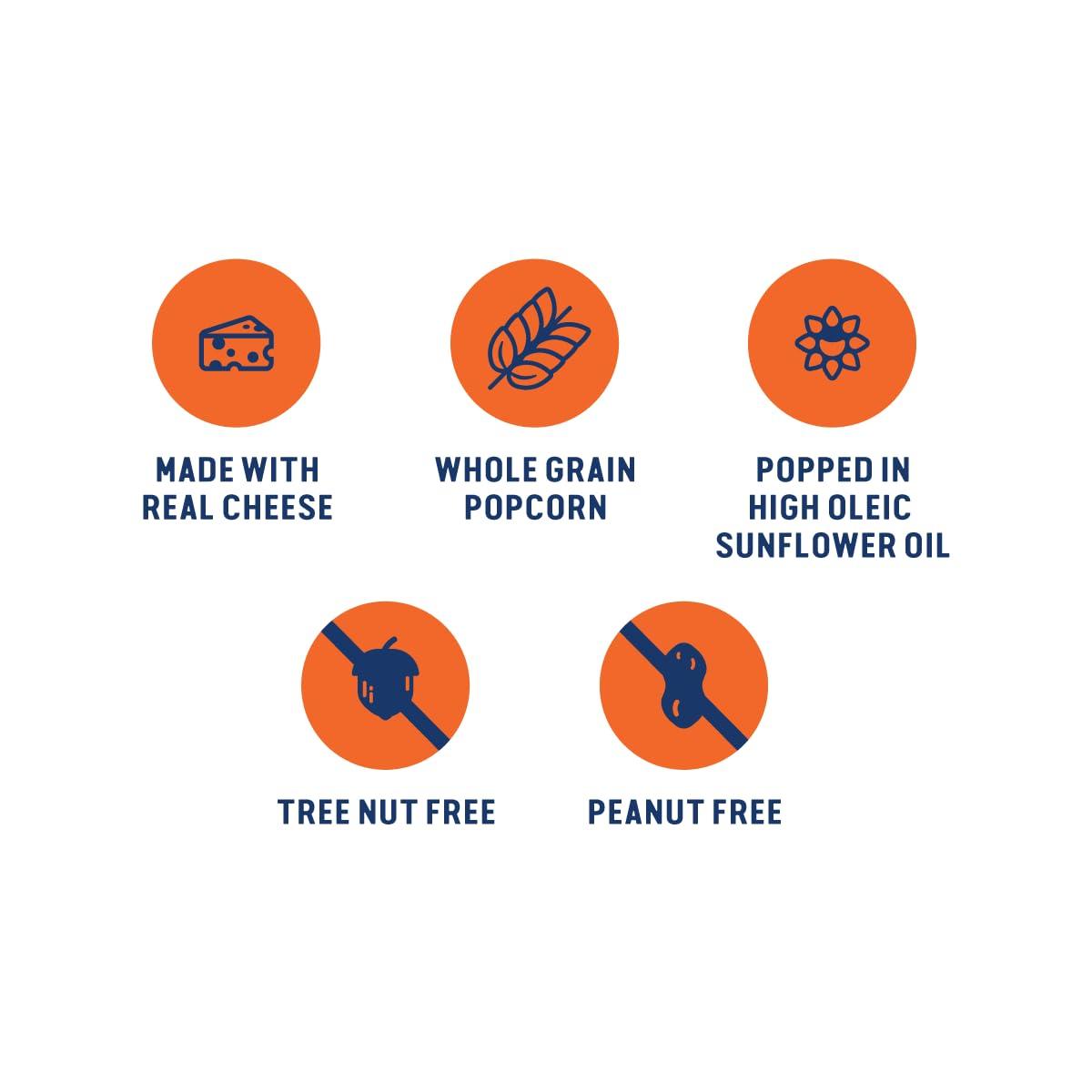 image:imageSkinnyPop Popcorn Original Whole Grain DairyFree Snack 44oz BagCheddar Jalepeno