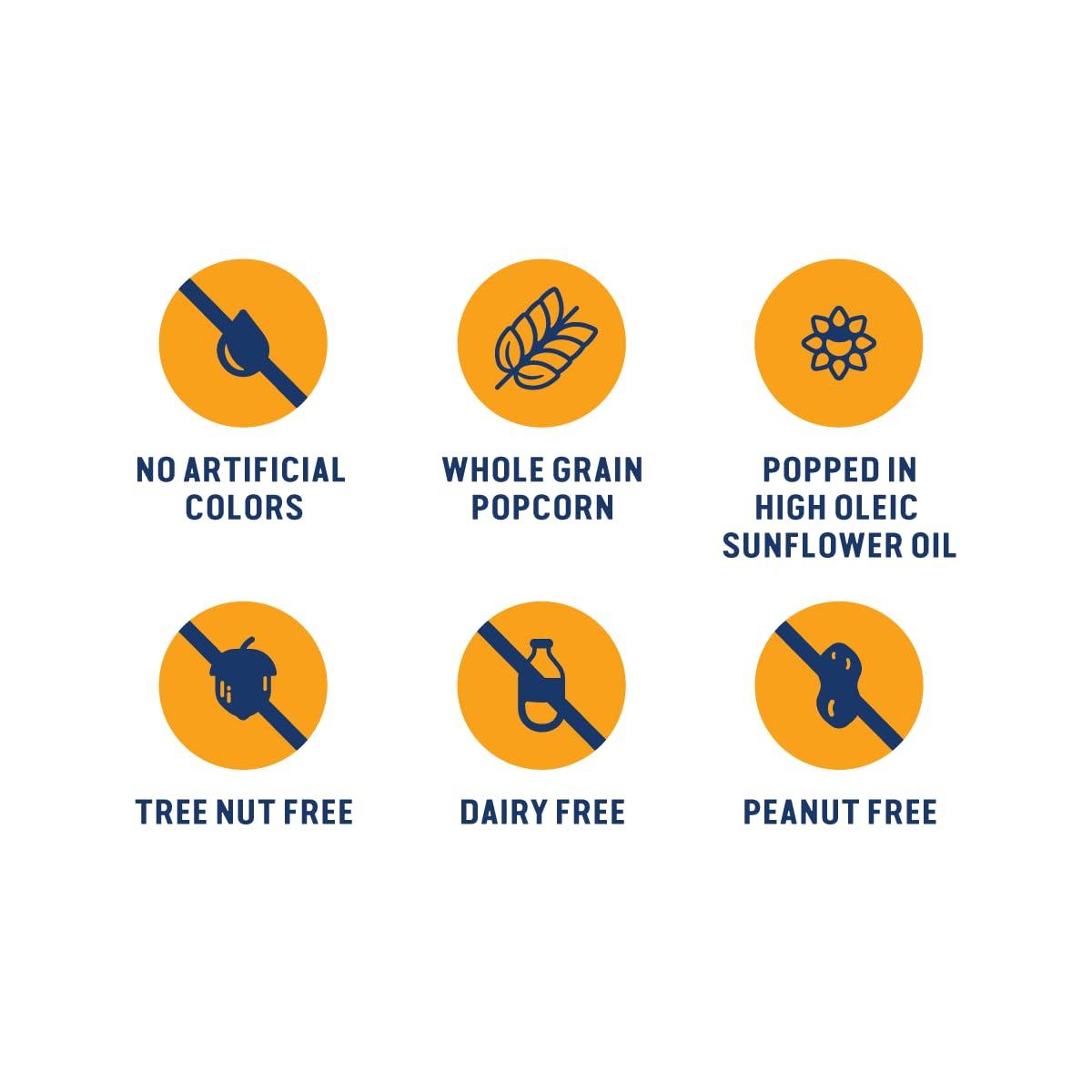 image:imageSkinnyPop Popcorn Original Whole Grain DairyFree Snack 44oz BagDairy Free White Cheddar