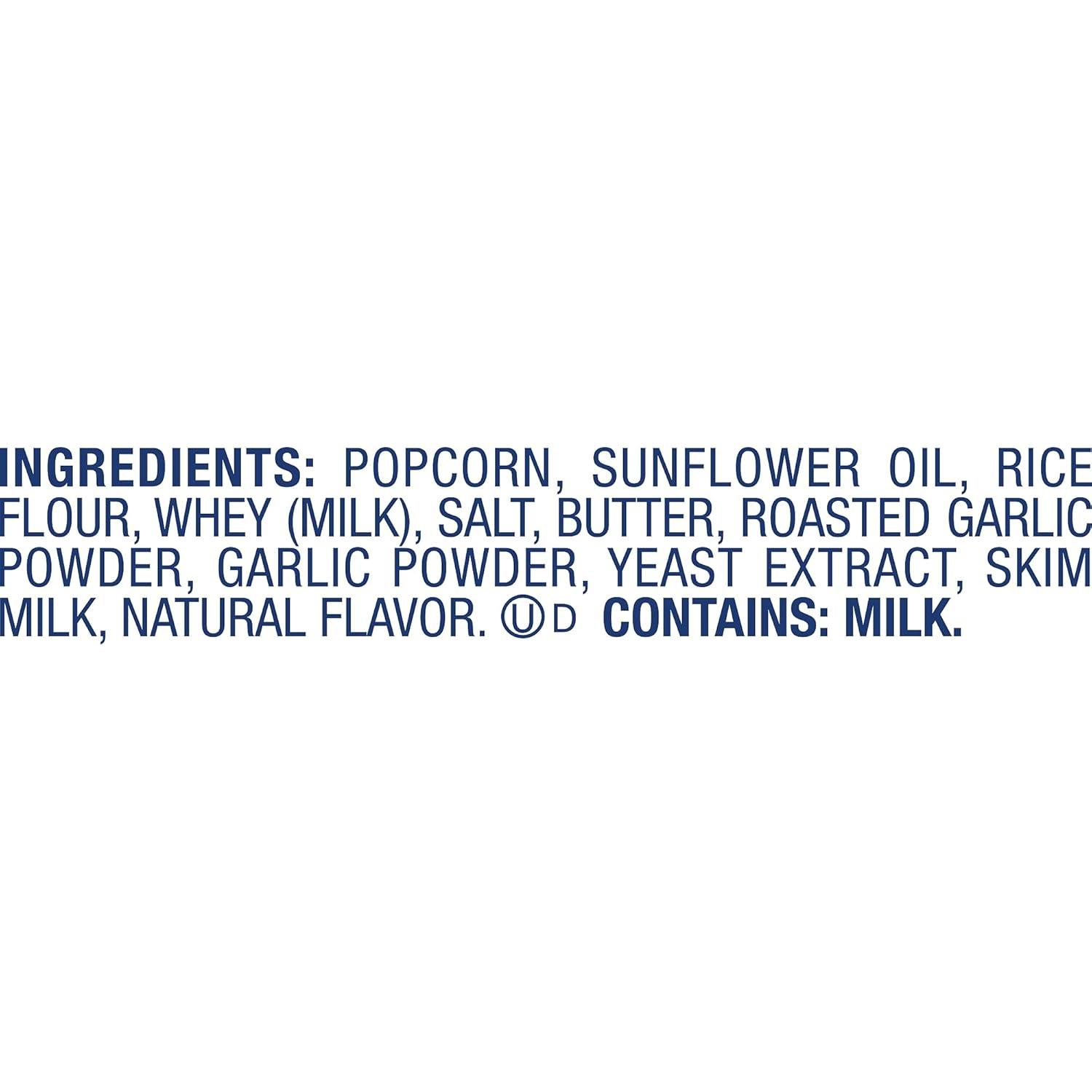 image:imageSkinnyPop Popcorn Original Whole Grain DairyFree Snack 44oz BagGarlicButter