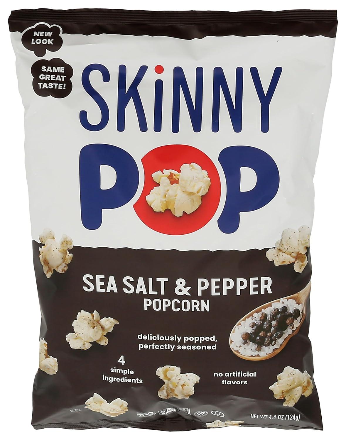 image:imageSkinnyPop Popcorn Original Whole Grain DairyFree Snack 44oz BagSaltAndPepper