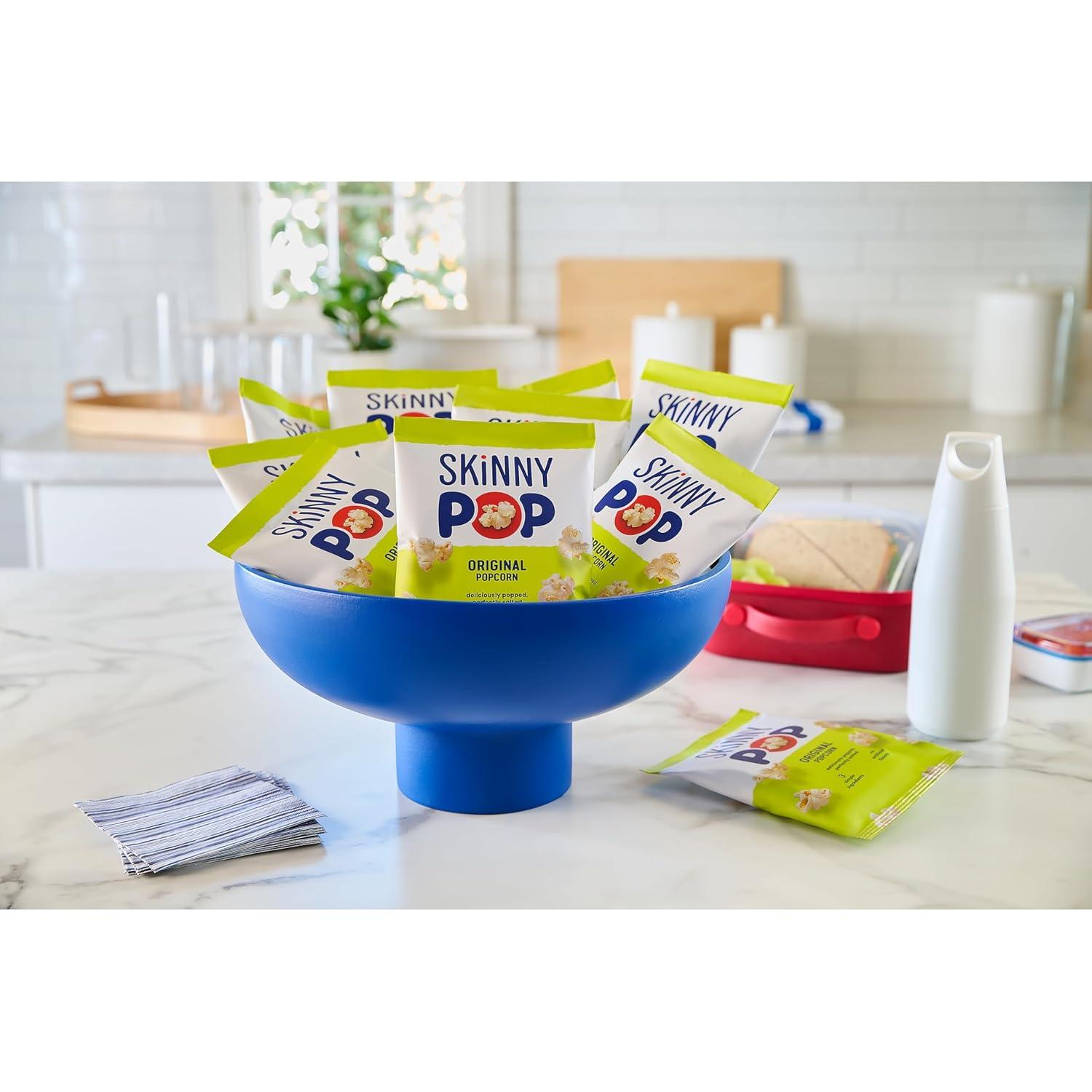 image:imageSkinnyPop Popcorn White Cheddar Whole Grain DairyFree Snack 1oz Bags 12ctOriginal