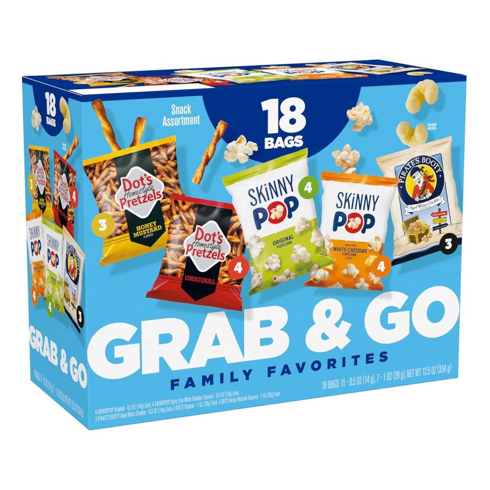 image:imageSkinnyPop Popcorn Original Whole Grain DairyFree Snack 065oz Bags 6ctFamily Favorites Multipack