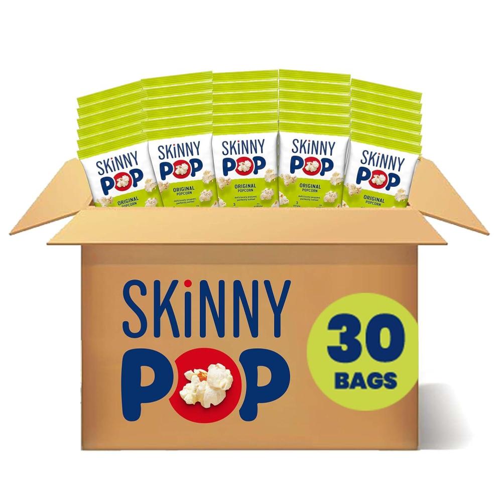 image:imageSkinnyPop Popcorn White Cheddar Whole Grain DairyFree Snack 1oz Bags 12ctOriginal