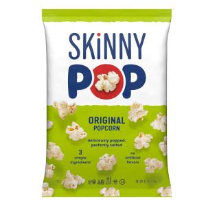 SkinnyPop Popcorn, Original, Whole Grain, Dairy-Free Snack, 4.4oz Bag(Original)