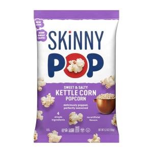 SkinnyPop Popcorn, Original, Whole Grain, Dairy-Free Snack, 4.4oz Bag(Sweet-And-Salty)